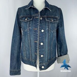 1059 J.Crew Classic Denim Jacket - S - Blue